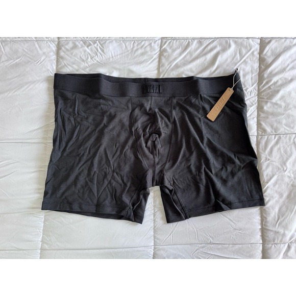 Skims Cotton 5" Inch Boxer Brief Size 3X Color Onyx, NEW NWT - Picture 1 of 7